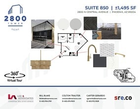 2800 N Central Ave, Phoenix, AZ à louer Plan d’étage– Image 2 sur 2