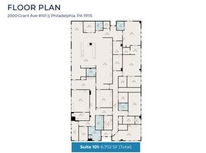 2000 Grant Ave, Philadelphia, PA à louer Plan d’étage– Image 1 sur 1