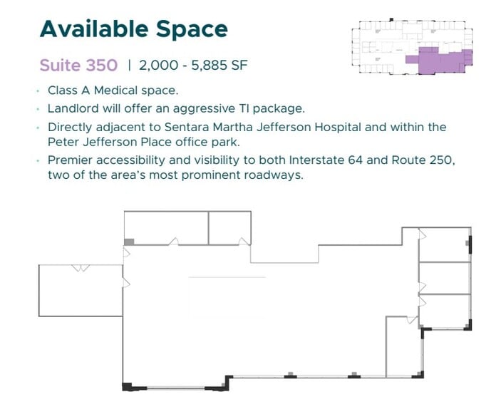590 Peter Jefferson Pky, Charlottesville, VA à louer - Plan d’étage – Image 3 sur 5