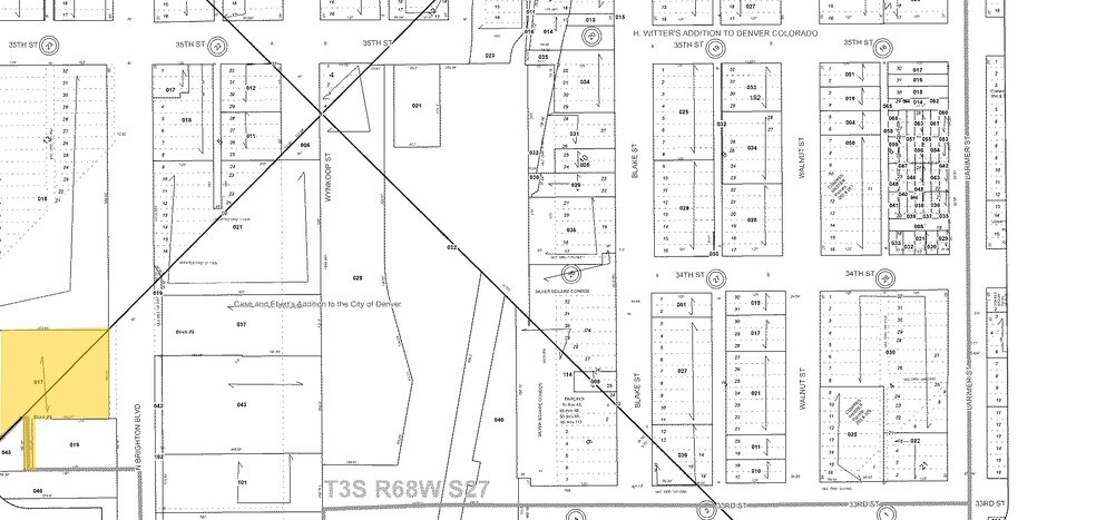 3333-3395 N Brighton Blvd, Denver, CO à vendre - Plan cadastral – Image 2 sur 2