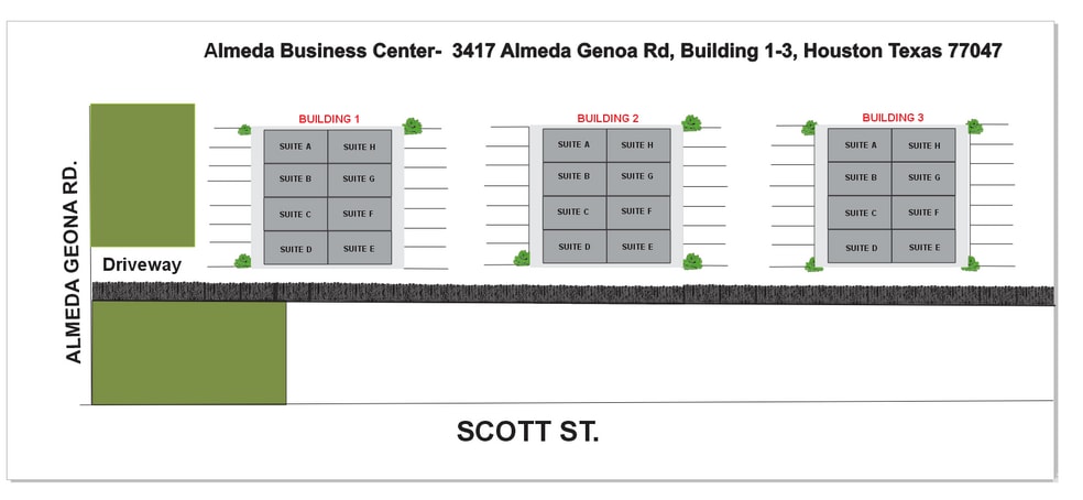 3417 Almeda Genoa Rd, Houston, TX à vendre - Plan de site – Image 2 sur 2