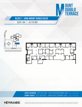 3470 Mt Diablo Blvd, Lafayette, CA à louer Plan d’étage– Image 1 sur 1