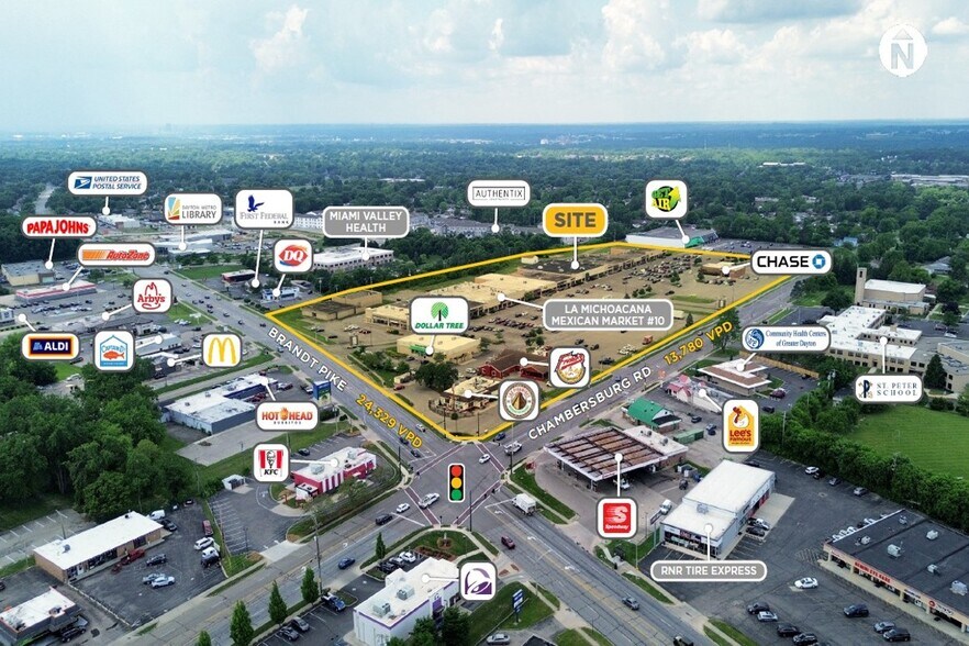 6070-6254 Chambersburg Rd, Huber Heights, OH à louer - Photo de l’immeuble – Image 3 sur 5