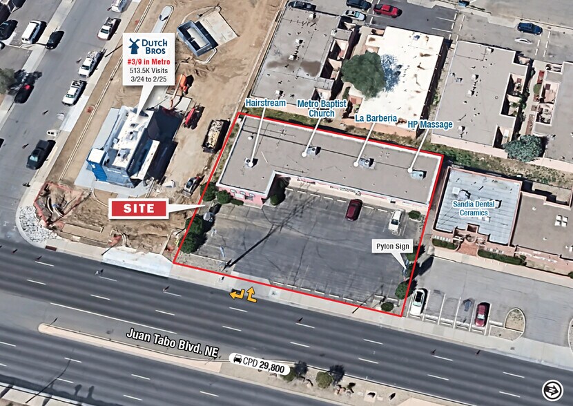 2601 Juan Tabo Blvd, Albuquerque, NM à vendre - Photo de l’immeuble – Image 2 sur 8