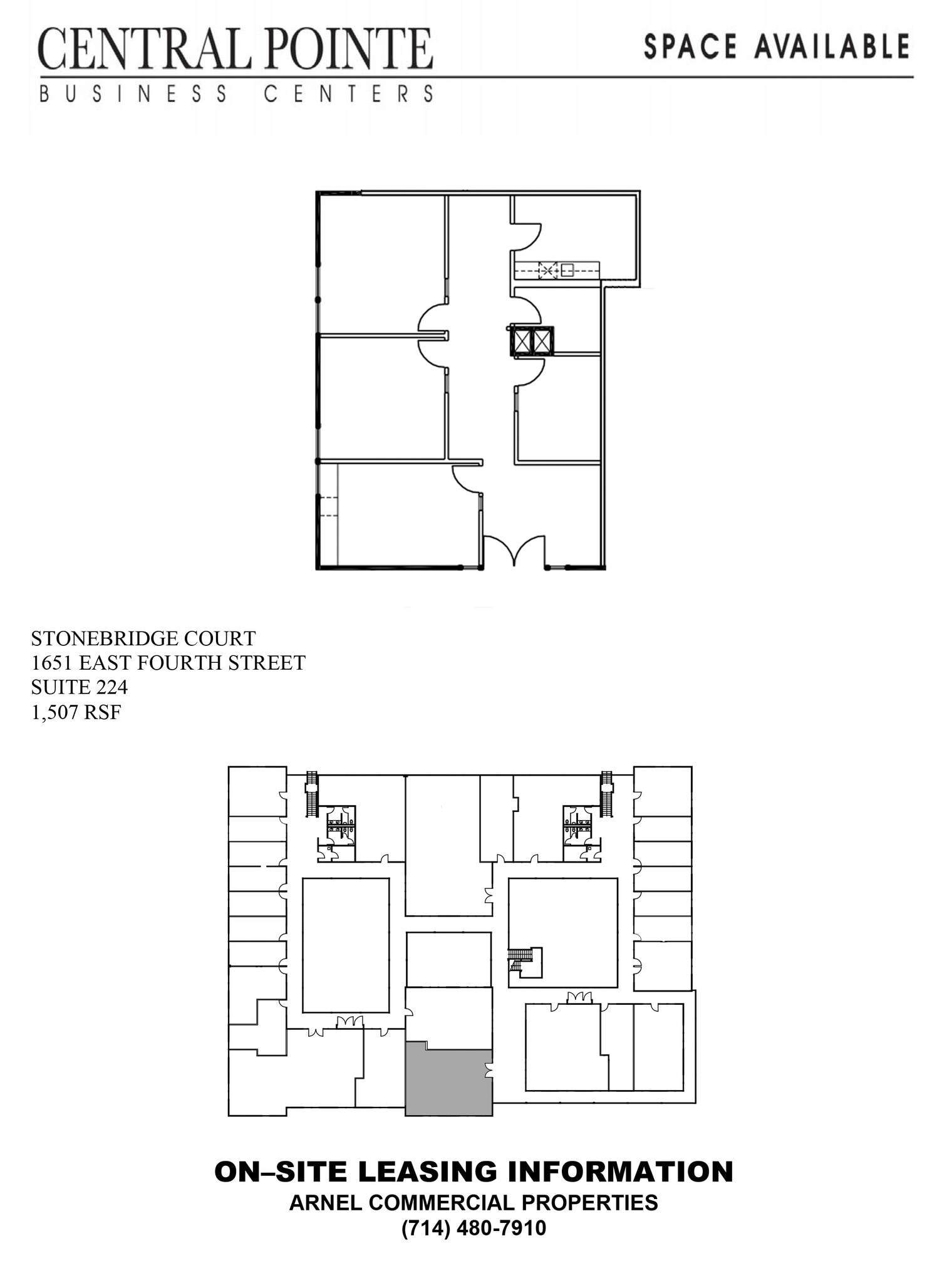 1651 E 4th St, Santa Ana, CA à louer Plan d’étage– Image 1 sur 1