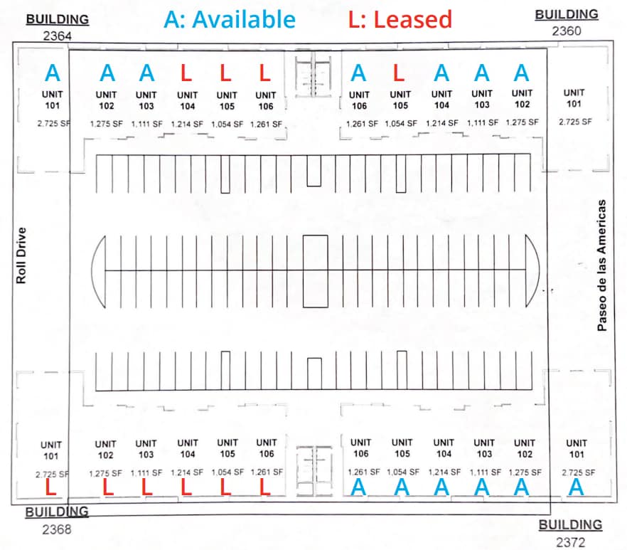 2364 Roll Dr, San Diego, CA à louer Plan de site– Image 1 sur 1
