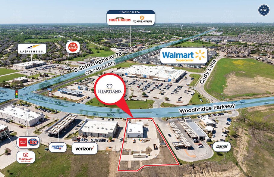 8050 Woodbridge Pky, Sachse, TX à vendre - Photo de l’immeuble – Image 2 sur 5