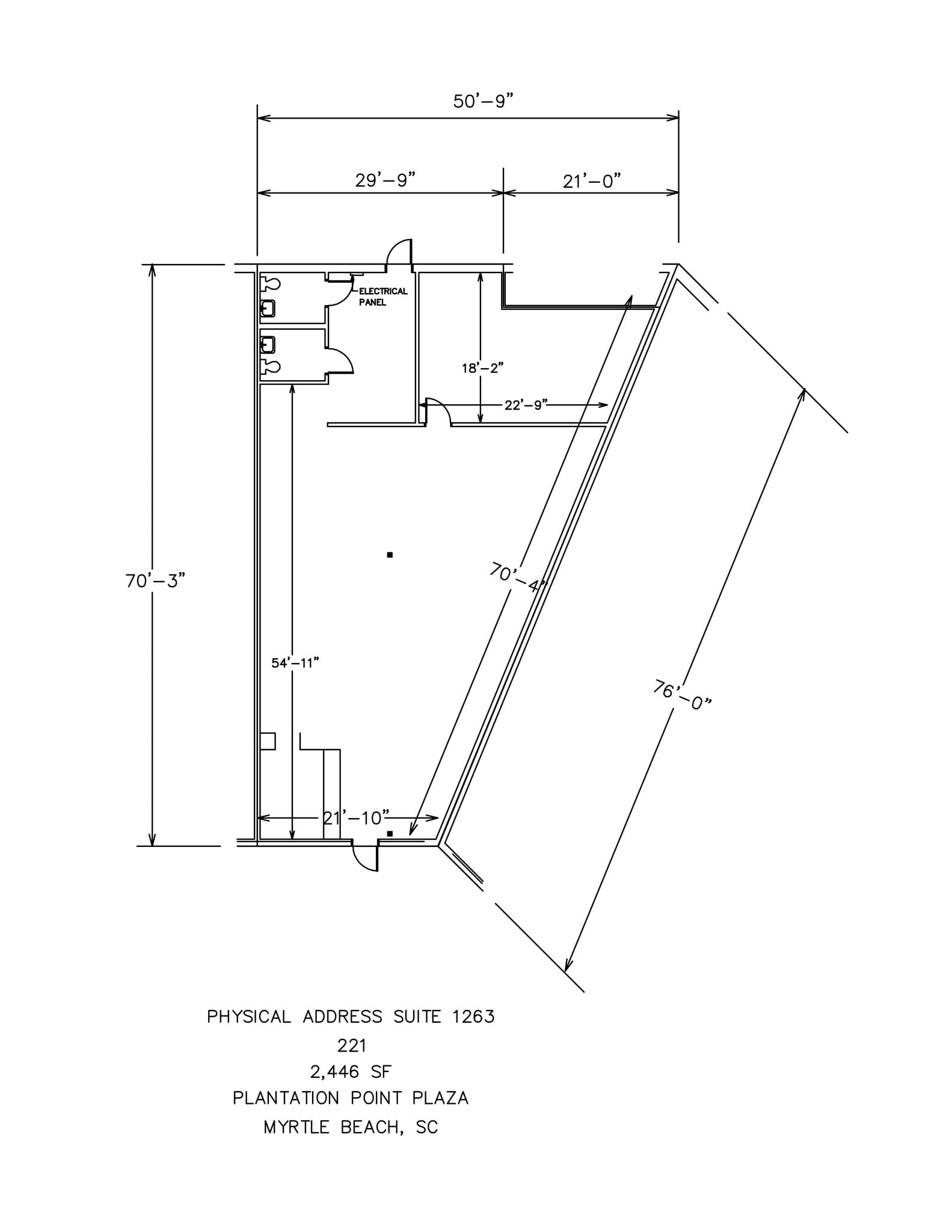 1201 38th Ave N, Myrtle Beach, SC à louer Plan de site– Image 1 sur 1