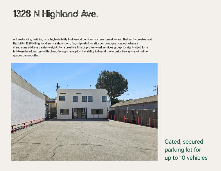 1328 N Highland Ave, Los Angeles, CA à louer - Photo de l’immeuble – Image 2 sur 11