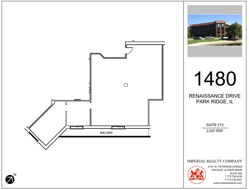 1480 Renaissance Dr, Park Ridge, IL à louer Plan d’étage– Image 1 sur 1