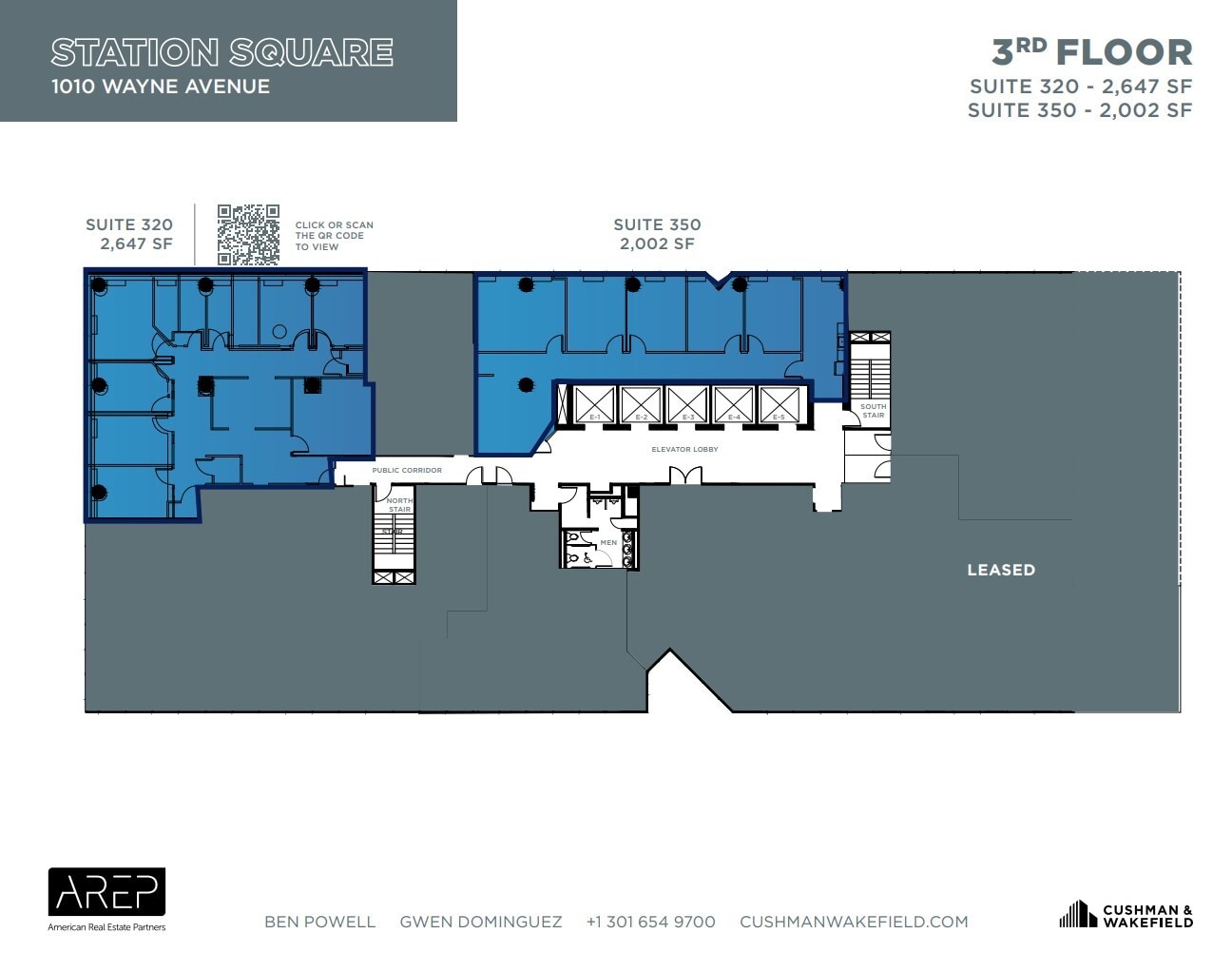1100 Wayne Ave, Silver Spring, MD à louer Plan d’étage– Image 1 sur 1