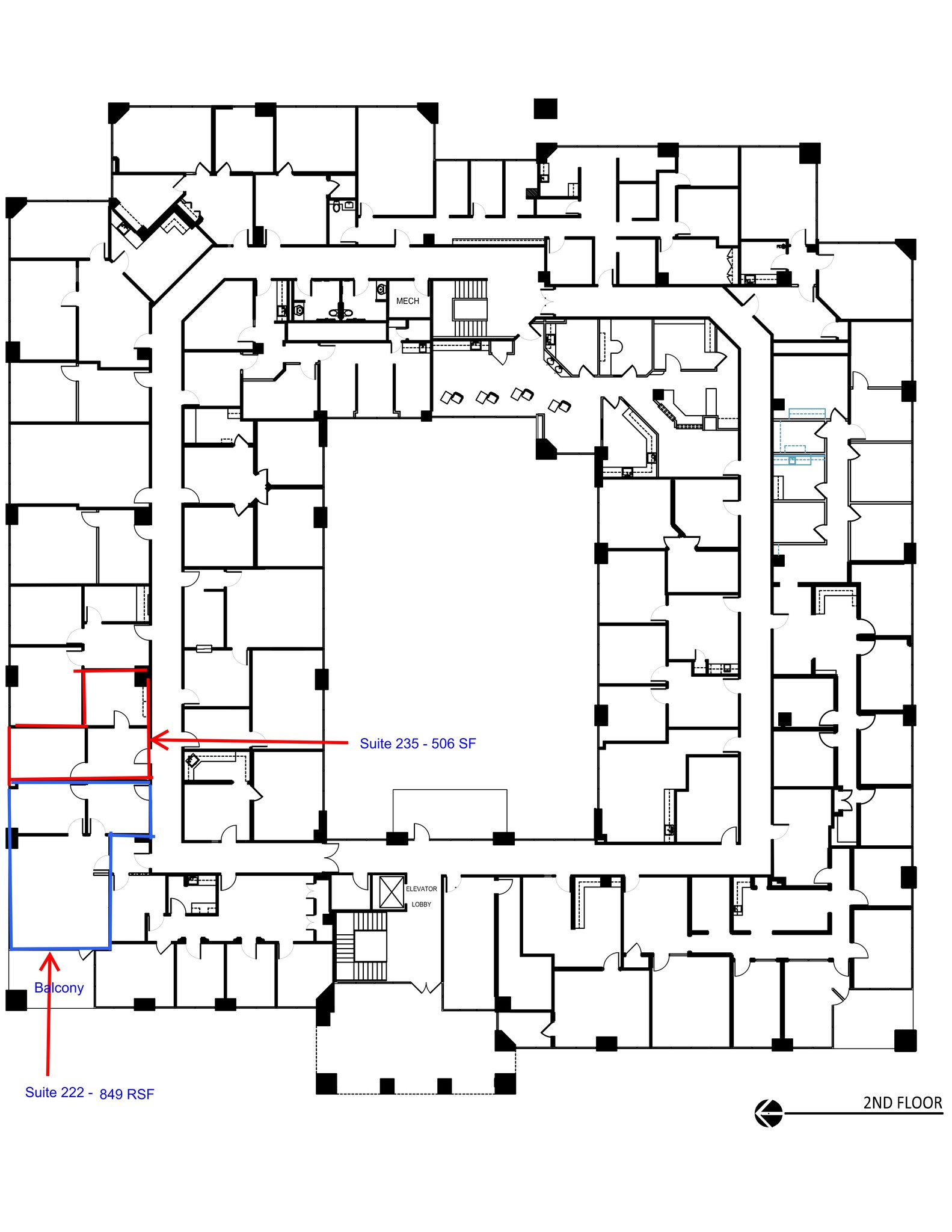 8100 Lomo Alto Dr, Dallas, TX à louer Plan de site– Image 1 sur 1