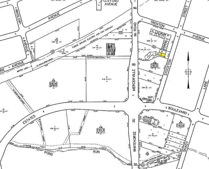 2333 Whitehorse Mercerville Rd, Hamilton, NJ à louer - Plan cadastral – Image 2 sur 10