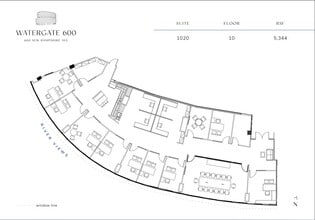 600 New Hampshire Ave NW, Washington, DC à louer Plan d’étage– Image 1 sur 1
