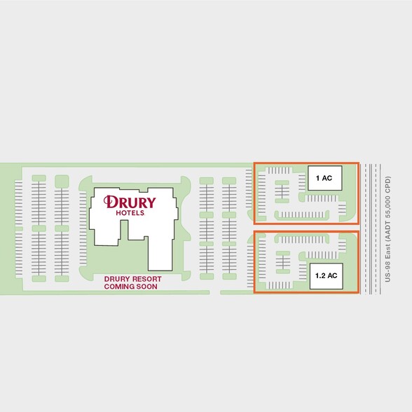 US-98, Destin, FL à louer - Plan de site – Image 2 sur 2