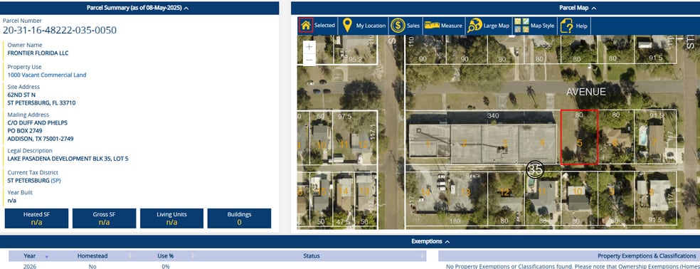 225 62nd St N, Saint Petersburg, FL à vendre - Aérien – Image 2 sur 2