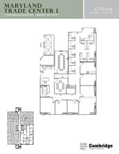 7500 Greenway Center Dr, Greenbelt, MD à louer Plan d’étage– Image 1 sur 1