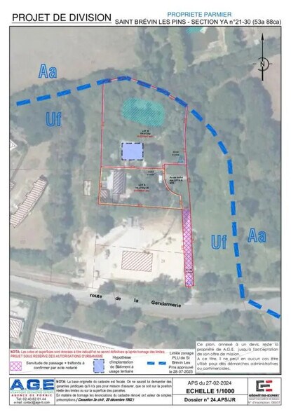 Terrain dans Saint-Brevin-les-Pins à vendre - Plan d’étage – Image 2 sur 6