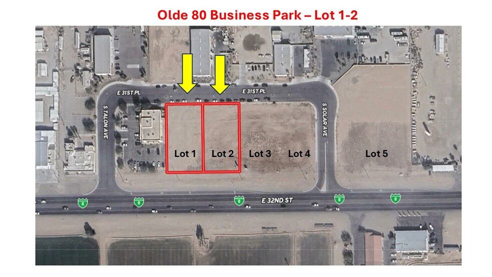 4351 31st Pl, Yuma, AZ à vendre - Aérien – Image 1 sur 7