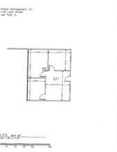 1100 Lake St, Oak Park, IL à louer Plan d’étage– Image 2 sur 2