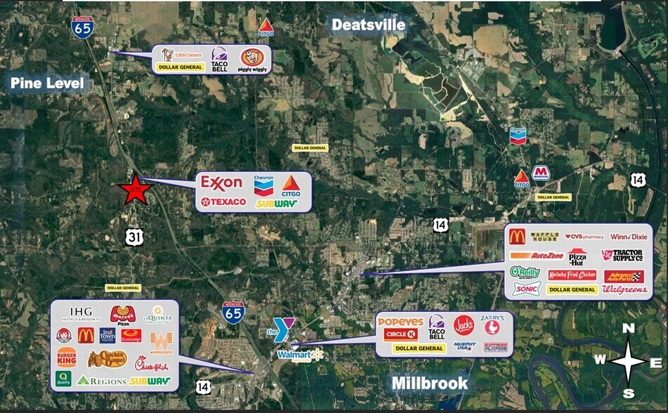 Hwy 31 N & County Rd 85, Prattville, AL à vendre - Photo de l’immeuble – Image 2 sur 2