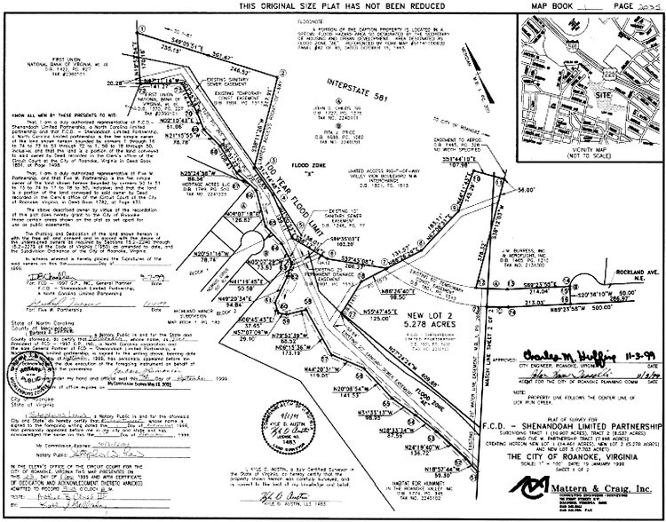 0 Rockland Ave, Roanoke, VA à vendre - Plan cadastral – Image 1 sur 2