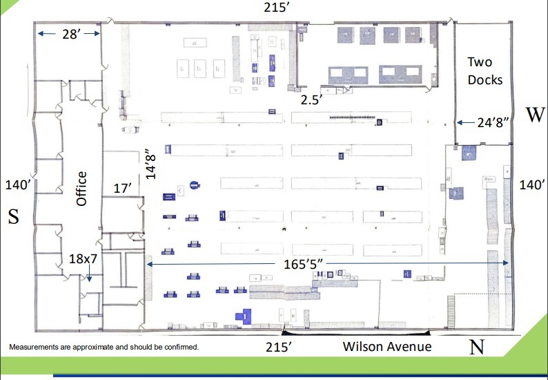 7051 W Wilson Ave, Norridge, IL à louer Plan d’étage– Image 1 sur 1