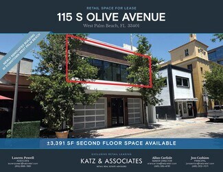 Plus de détails pour 115 S Olive Ave, West Palm Beach, FL - Local commercial à louer