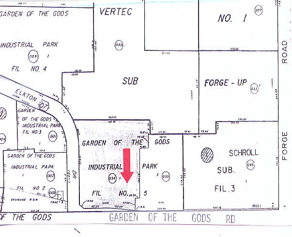 888 Garden of the Gods Rd, Colorado Springs, CO à louer - Plan cadastral – Image 2 sur 14