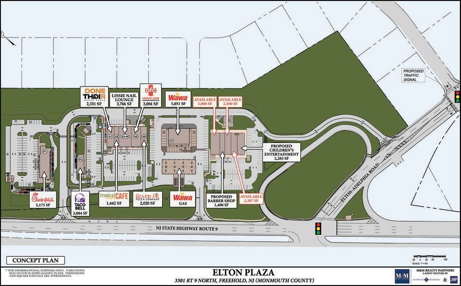 3301 US Highway 9, Freehold, NJ à louer - Plan de site – Image 2 sur 5