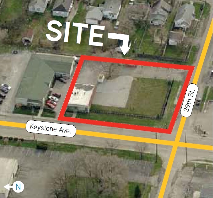 3913 N Keystone Ave, Indianapolis, IN à vendre Aérien– Image 1 sur 9