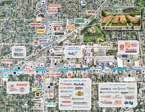 4831-4841 4831-4841 Columbus Drive, Oak Lawn, IL - VUE AÉRIENNE  vue de carte