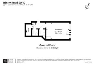 21 Trinity Rd, Londres à louer Plan d’étage– Image 1 sur 1