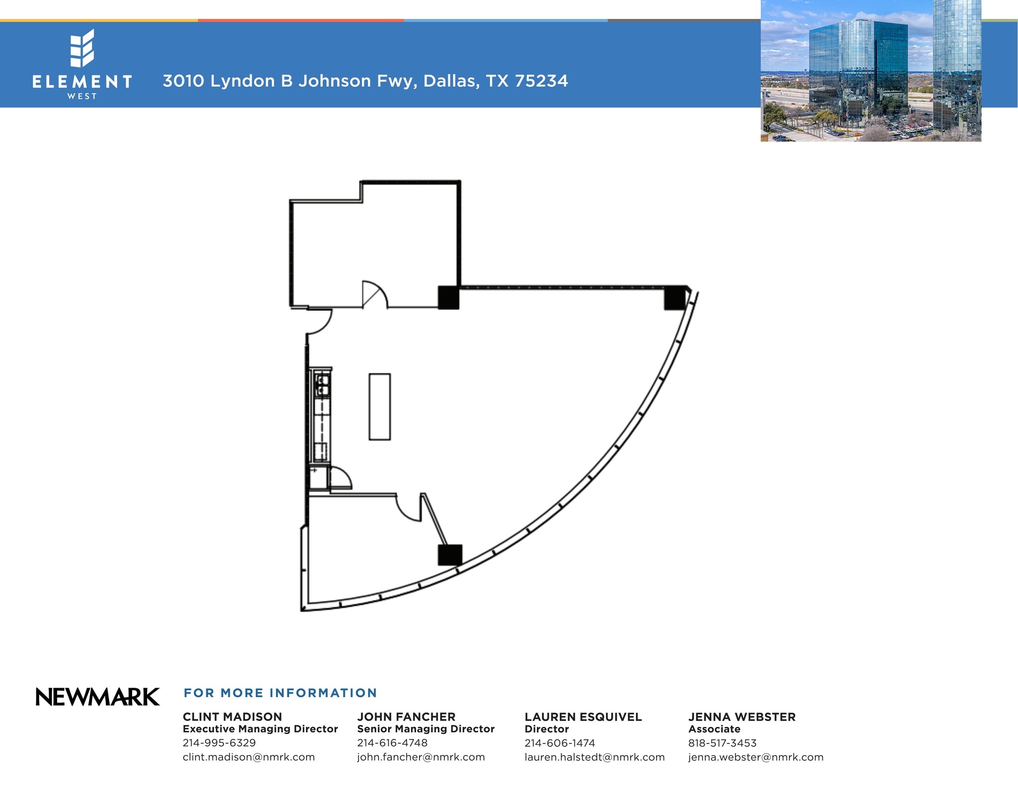 3010 Lyndon B Johnson Fwy, Dallas, TX à louer Plan de site– Image 1 sur 2