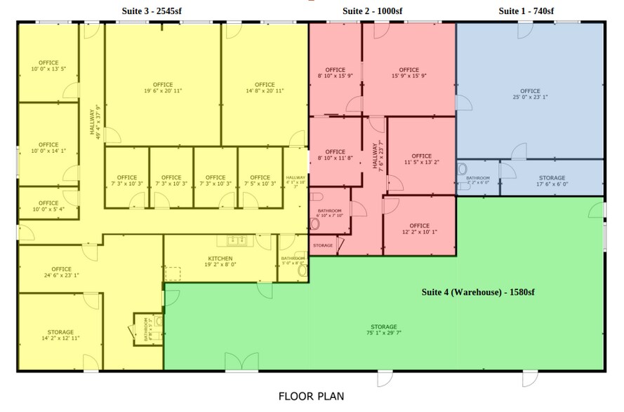 601 Desmond st, Winslow, AZ à louer - Plan d’étage – Image 2 sur 2
