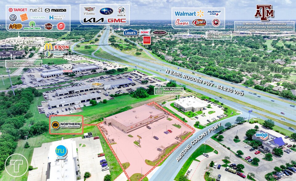 1921 Austins Colony Pkwy, Bryan, TX à vendre - Photo de l’immeuble – Image 2 sur 6