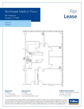 800 Peakwood Dr, Houston, TX à louer Plan d’étage– Image 1 sur 1