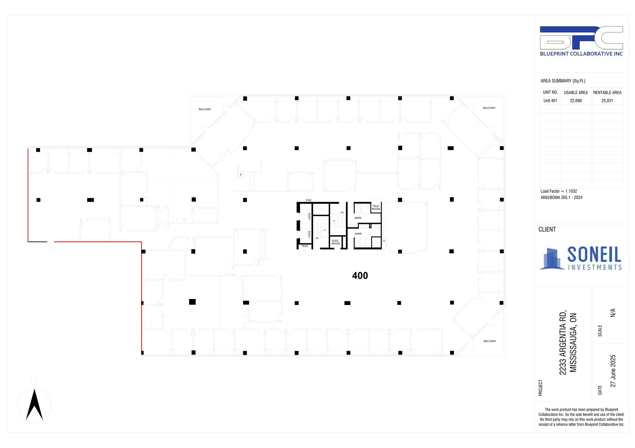 2233 Argentia Rd, Mississauga, ON à louer Plan de site– Image 1 sur 1