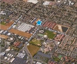 7525 N Cedar Ave, Fresno, CA - VUE AÉRIENNE  vue de carte