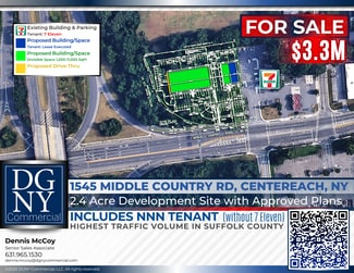 Plus de détails pour 1545 Middle Country Rd, Centereach, NY - Terrain à vendre