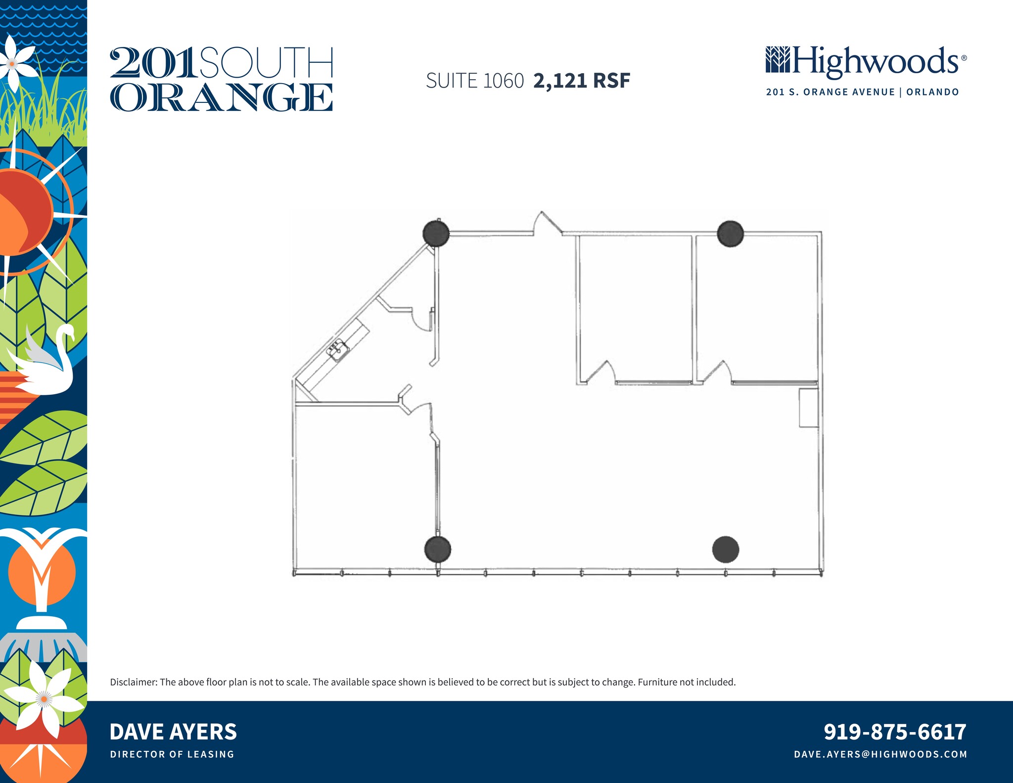 201 S Orange Ave, Orlando, FL à louer Plan de site– Image 1 sur 1