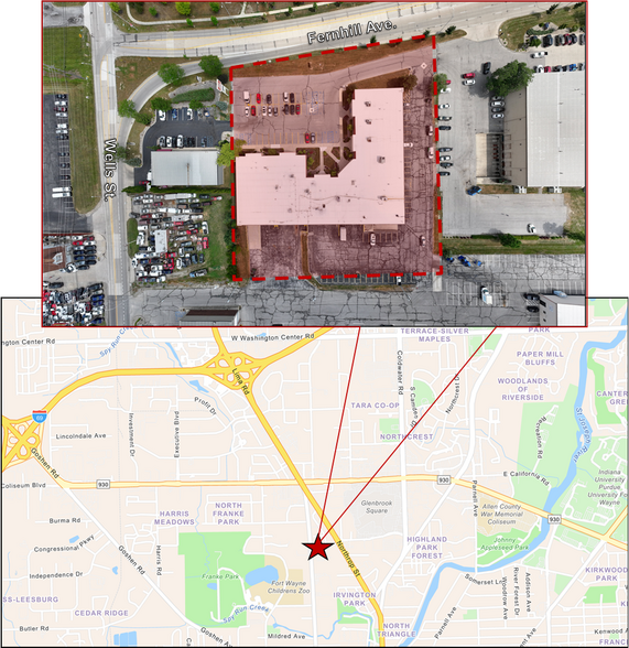 417-445 Fernhill Ave, Fort Wayne, IN à louer - Photo de l’immeuble – Image 3 sur 3