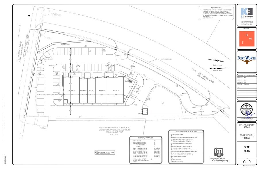 13000 Park Vista Blvd, Fort Worth, TX à louer - Plan de site – Image 2 sur 2