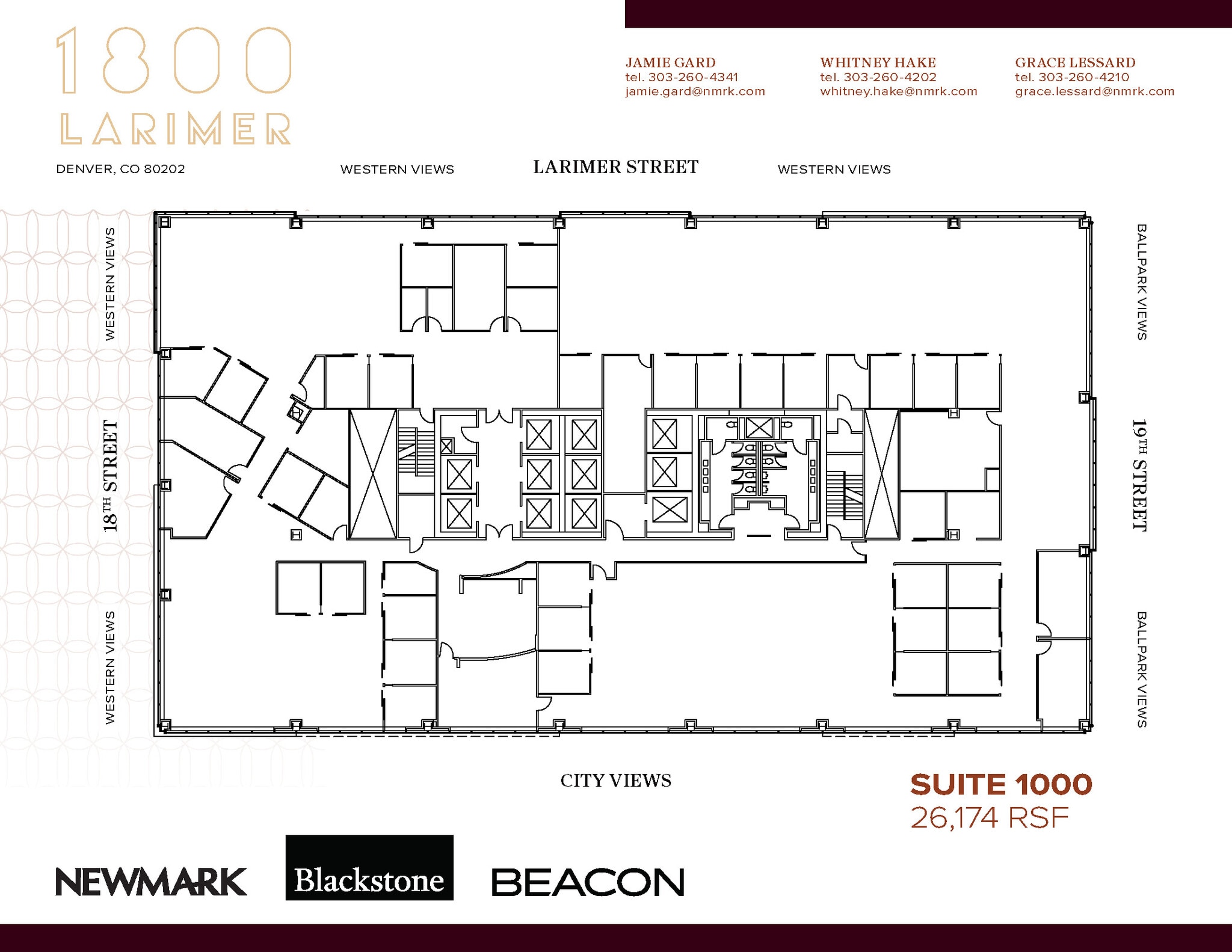 1800 Larimer St, Denver, CO à louer Plan d’étage– Image 1 sur 1