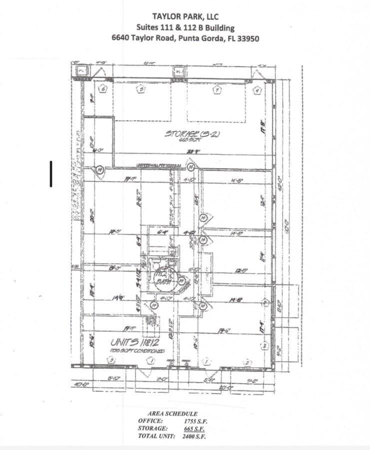 6640 Taylor Rd, Punta Gorda, FL 33950 - Lot 111 & 112 - - Plan d’étage - Image 1 of 20