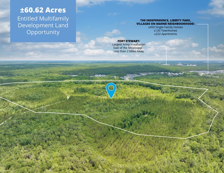 Marne Blvd, Hinesville, GA à vendre - Aérien – Image 1 sur 3