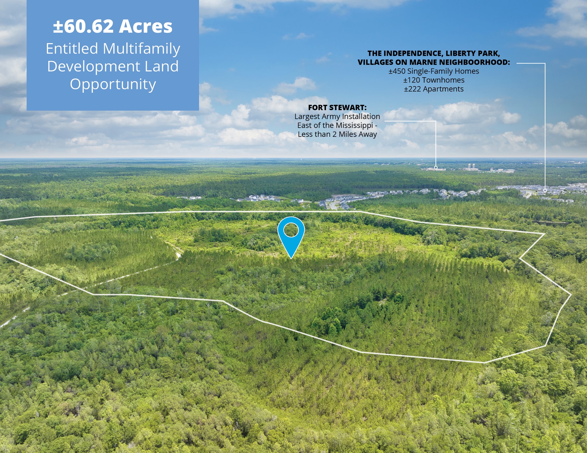 Marne Blvd, Hinesville, GA à vendre Aérien– Image 1 sur 4
