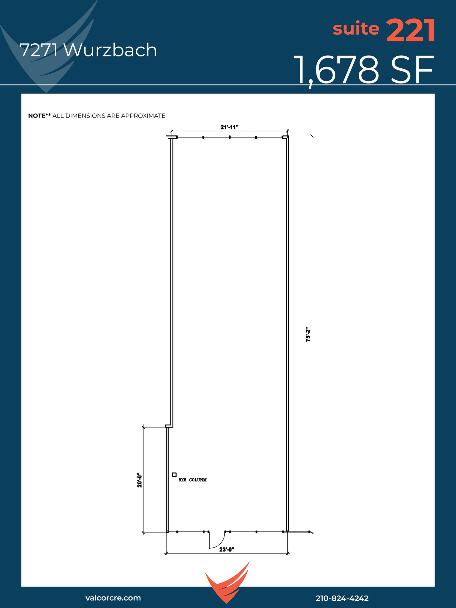 7271 Wurzbach Rd, San Antonio, TX à louer Plan de site– Image 1 sur 1