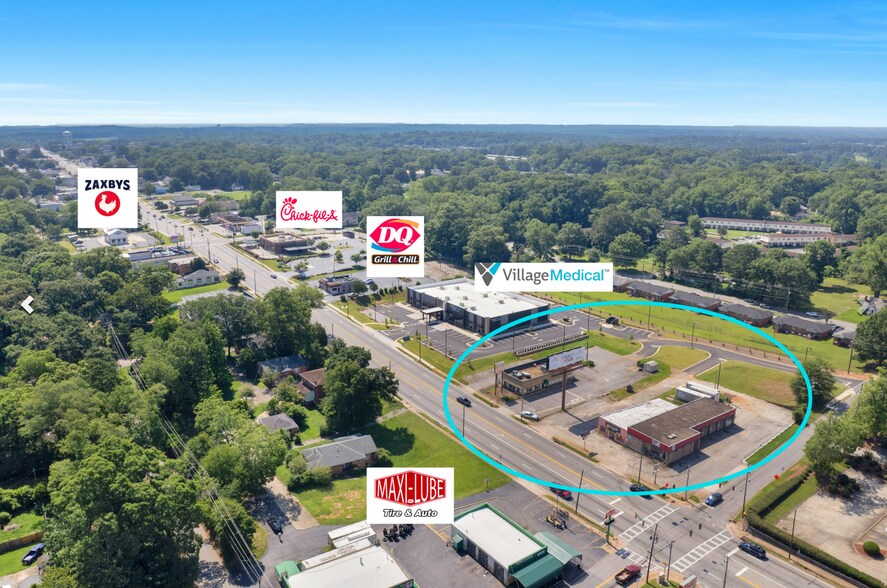 1136 W Taylor St, Griffin, GA à vendre - Aérien – Image 3 sur 10