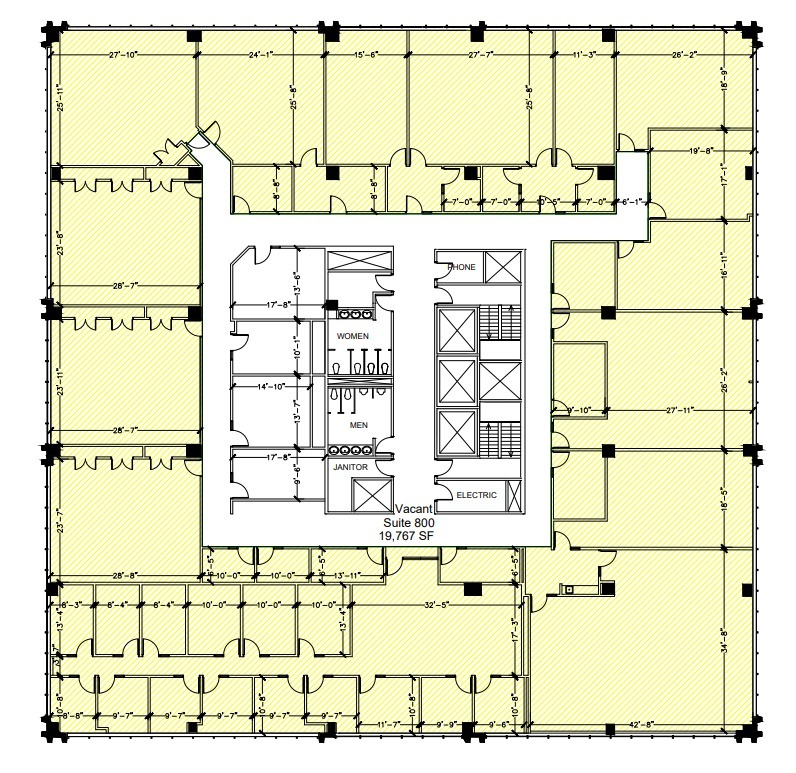 1111 Plaza Dr, Schaumburg, IL à louer Plan d’étage– Image 1 sur 1